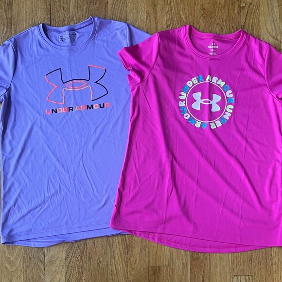 Girls Under Armour t-shirts (Youth XL) - 2 - Picture 1 of 6
